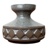 Danish studio pottery vase by Frank Keramik, mid-century, 1960s.