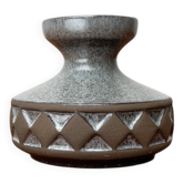 Vase de poterie d'atelier danois du milieu du siècle de Frank Keramik, années 1960