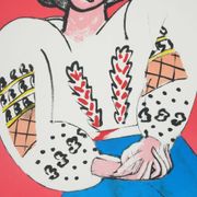 Henri matisse : la blouse roumaine, lithographie signée
