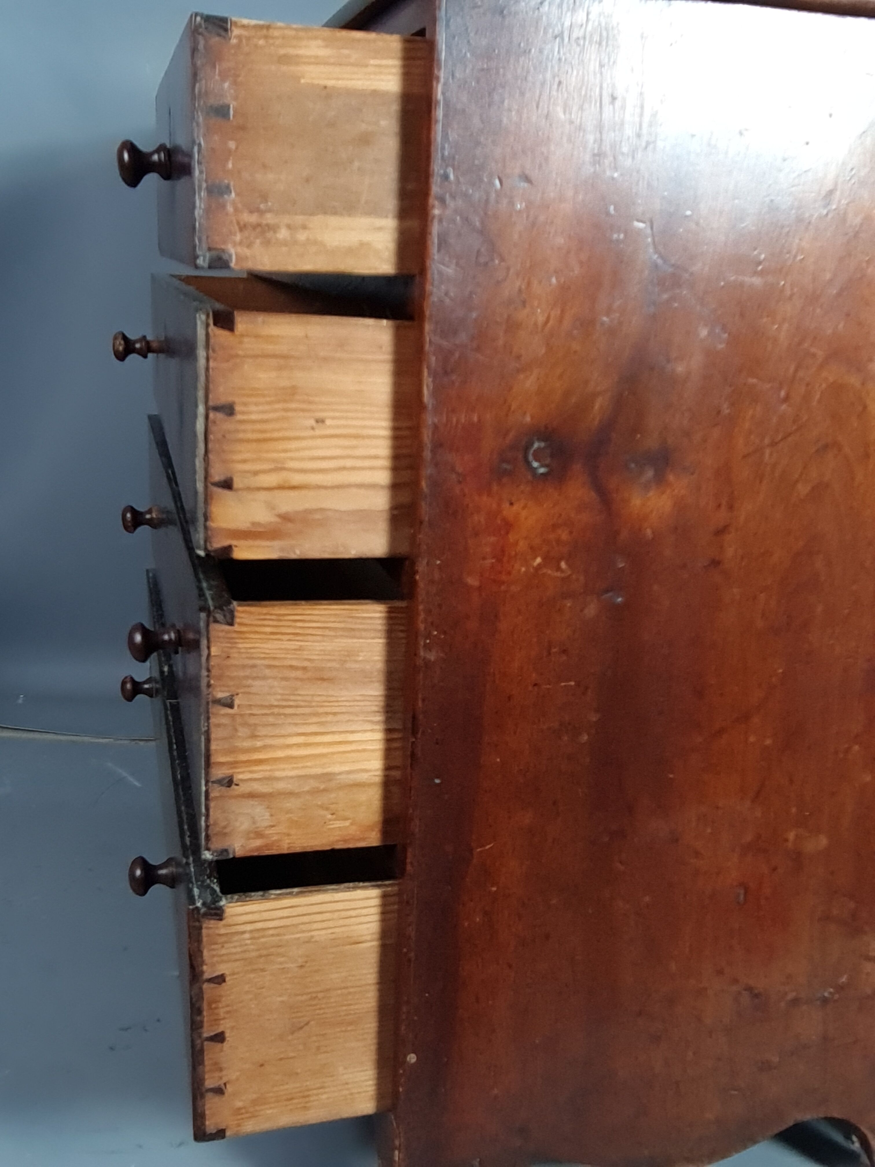 Old drawer box sewing storage Around 1900