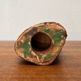 Owl sculpture in Italian pottery from the mid-century by Aldo Londi for Bitossi, 1960s.