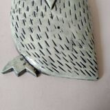 Owl in ceramic 60s signed Jean Varoqueaux