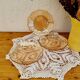 Set of 3 vintage Dulcine dessert plates