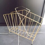 70' vintage gold metal newspaper door