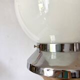 Art deco opaline globe ceiling light