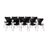 Set de 10 chaises "Papillon" série 3107 par Arne Jacobsen pour Fritz Hansen