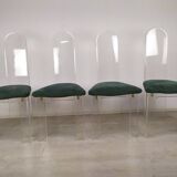 Plexiglas chairs Roche Bobois