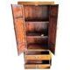 Vietnamese wardrobe with handcrafted carved doors.