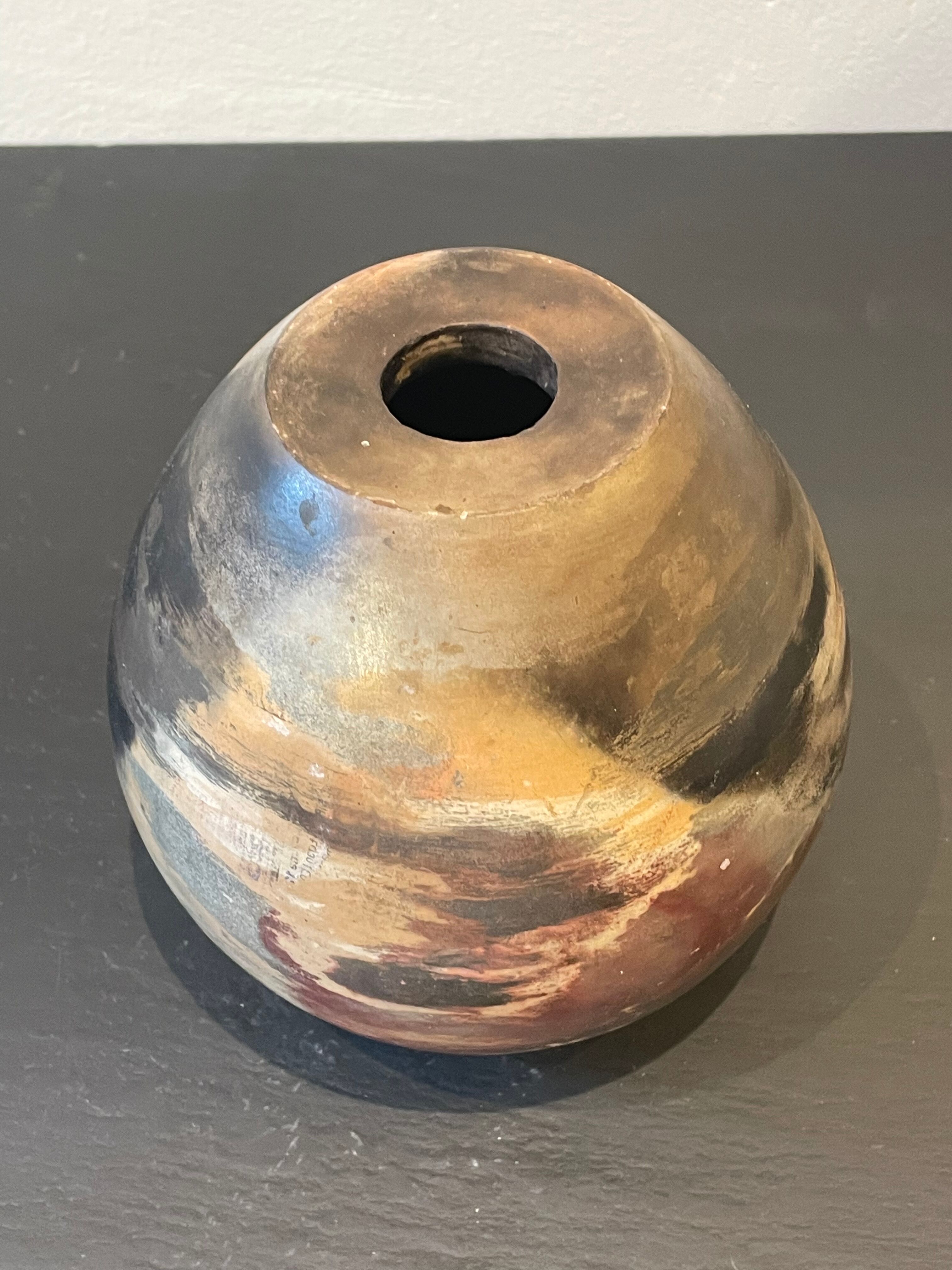 Ceramic ball vase