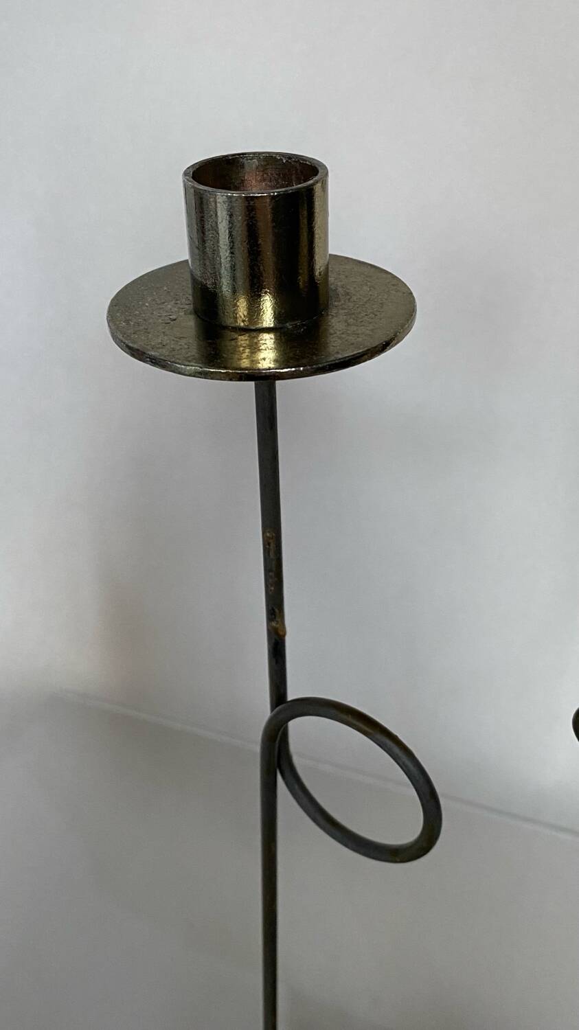 Set of 2 vintage candlesticks by Ehlen Johansson