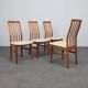 Set of 4 Dining Chairs by Kai Kristiansen for Schou Andersens, Denmark, 197