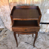 Bedside table night Louis XV vintage wood