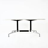 Travertine dining table by Charles & Ray Eames for Vitra, 1960s