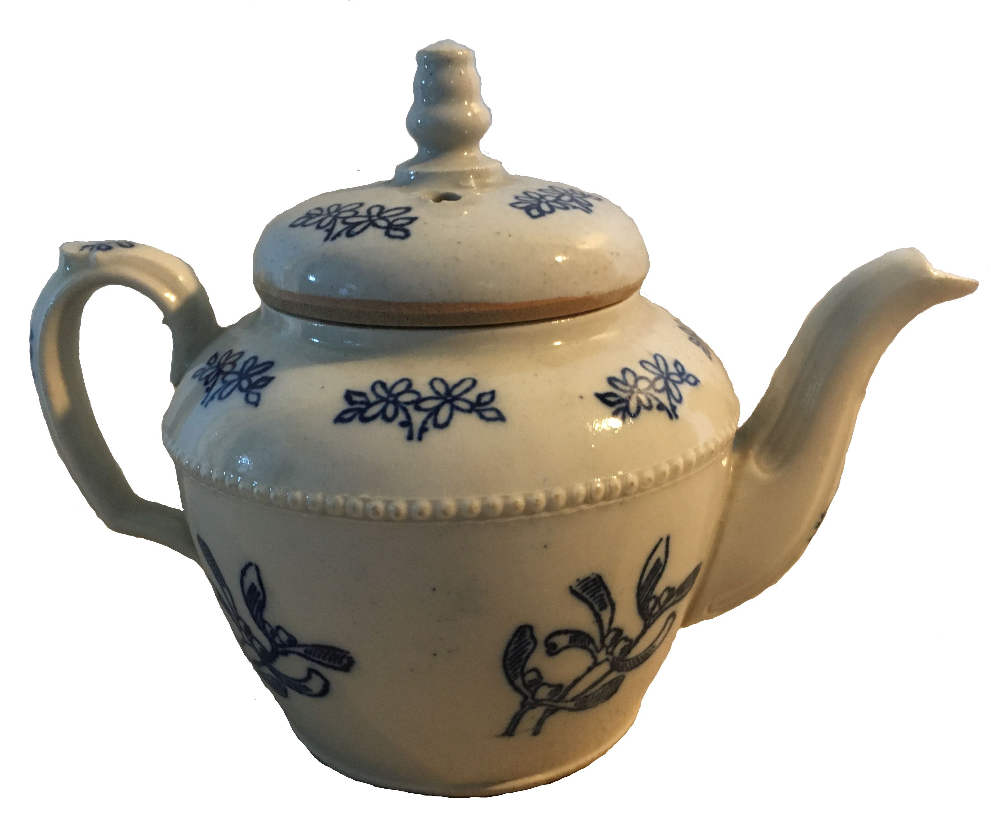Small enamelled teapot Chinese style