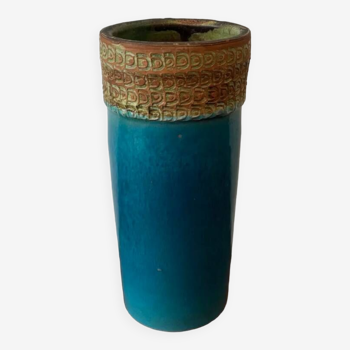 Ceramic scroll vase by Gilbert Portanier