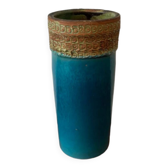 Vase rouleau en céramique de Gilbert Portanier