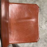 Cassina 6x Cab 412 burgundy by Mario Bellini NP : 9000€