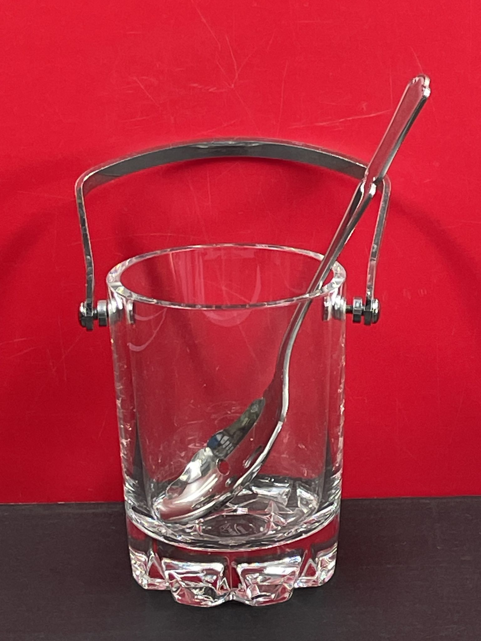Ice bucket, vintage, Sèvres France, ice cubes, 13 x 10 cm, 1 kg, ice bucket