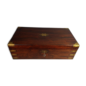 Coffret écritoire acajou
