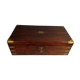 Coffret écritoire acajou avec tiroirs secrets Angleterre XIXe siècle SB