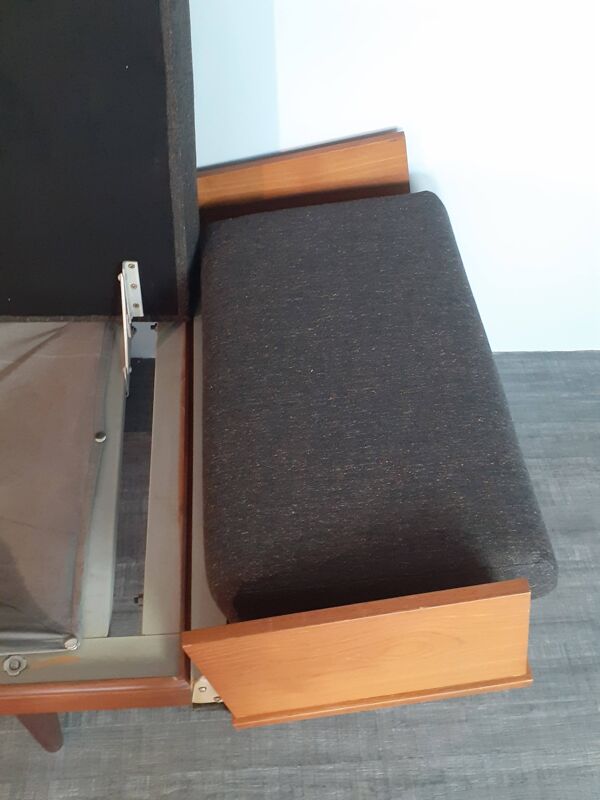 Canapé daybed Svanette par Ingmar Relling, Vintage Scandinave 1960s