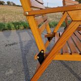 Set of 4 vintage folding armchairs