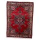 Tapis persan ancien Kazvin fait à la main 134 cm x 182 cm années 1920 - 1C1229