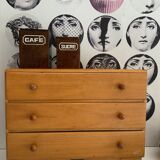 Commode de rangement pieds compas