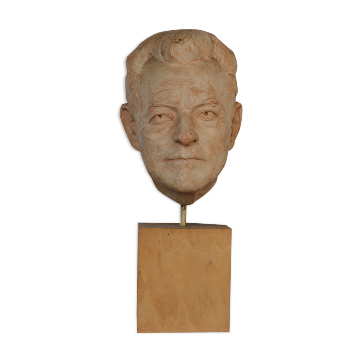 Bust of terracotta artist Nereo Quagliato 1970