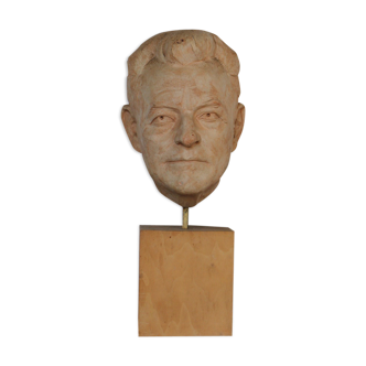 Bust of terracotta artist Nereo Quagliato 1970