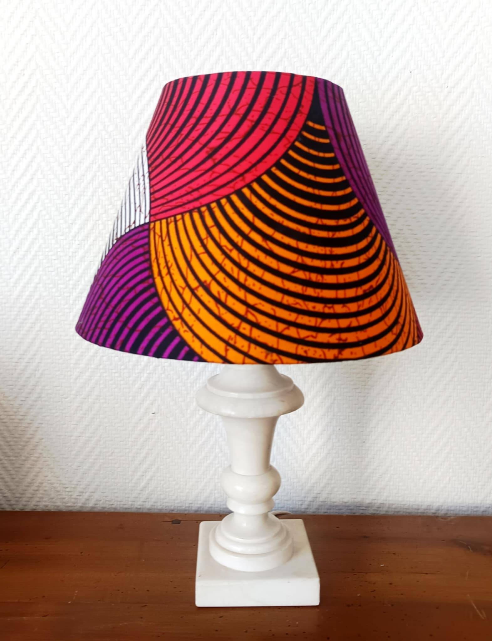 Alabaster lamp and Wax lampshade