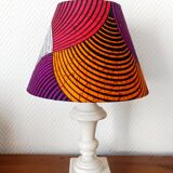 Alabaster lamp and Wax lampshade