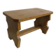 Petit tabouret repose-pieds en bois