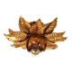 Wonderful large gilded Florentine flush mount light by Masca