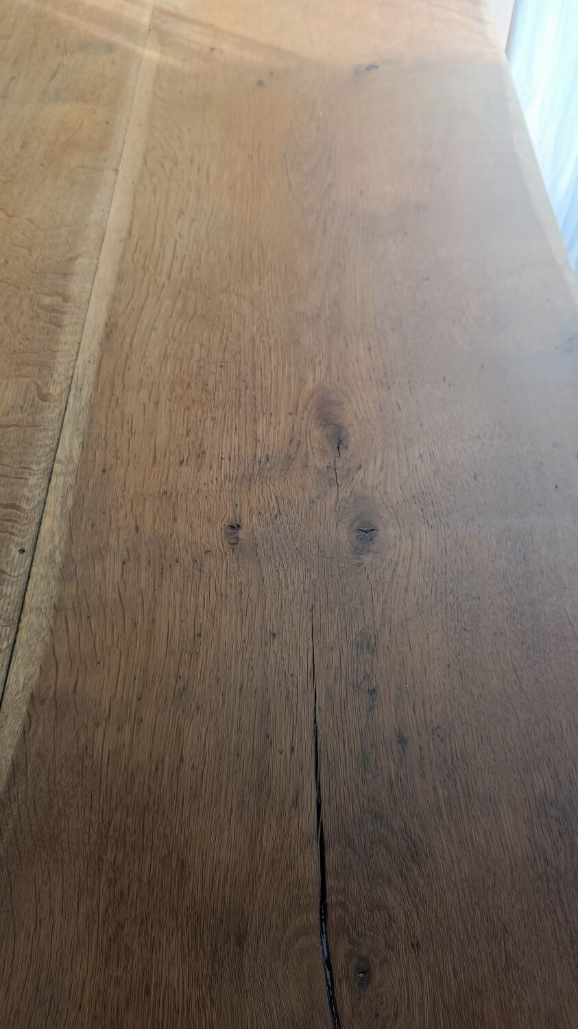 Table de ferme pieds tournés