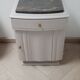 Art Deco bedside table with marble