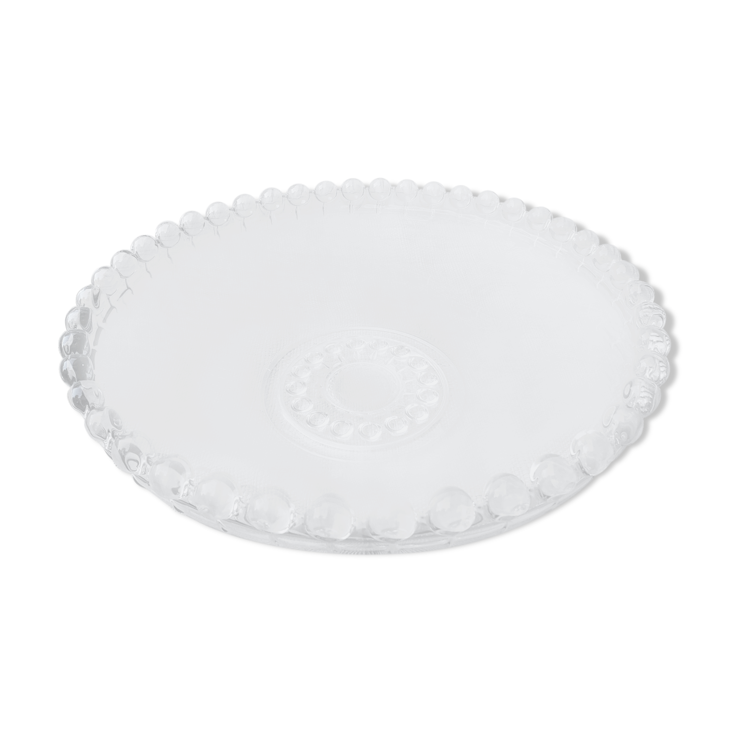 Pearl glass dish