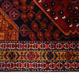 Antique Rustic Azerbaijan Rug, Handwoven Caucasian Rug- 142x312cm