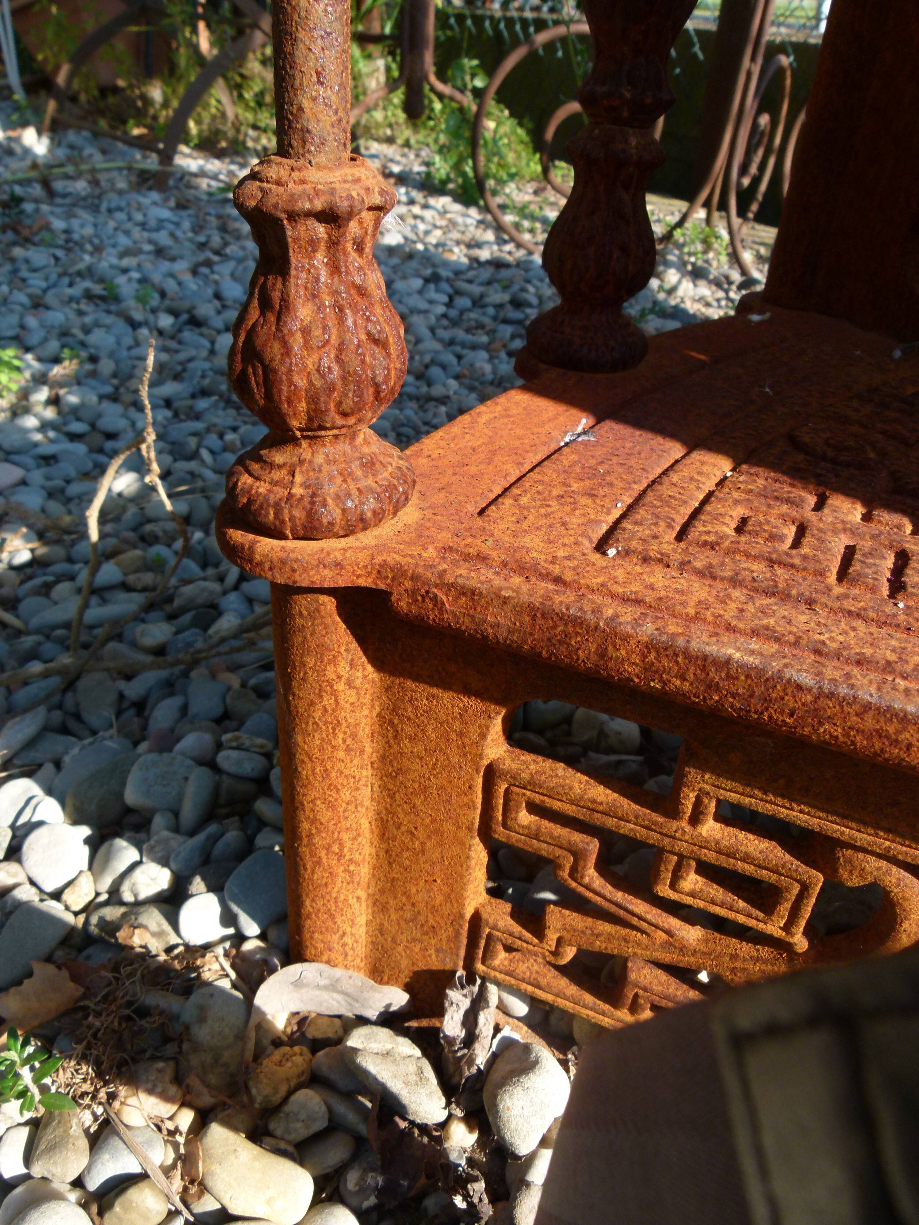 XXth cast iron staircase