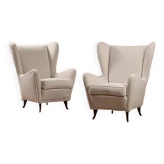 Pair of ISA Bergamo armchair, Italy 1960