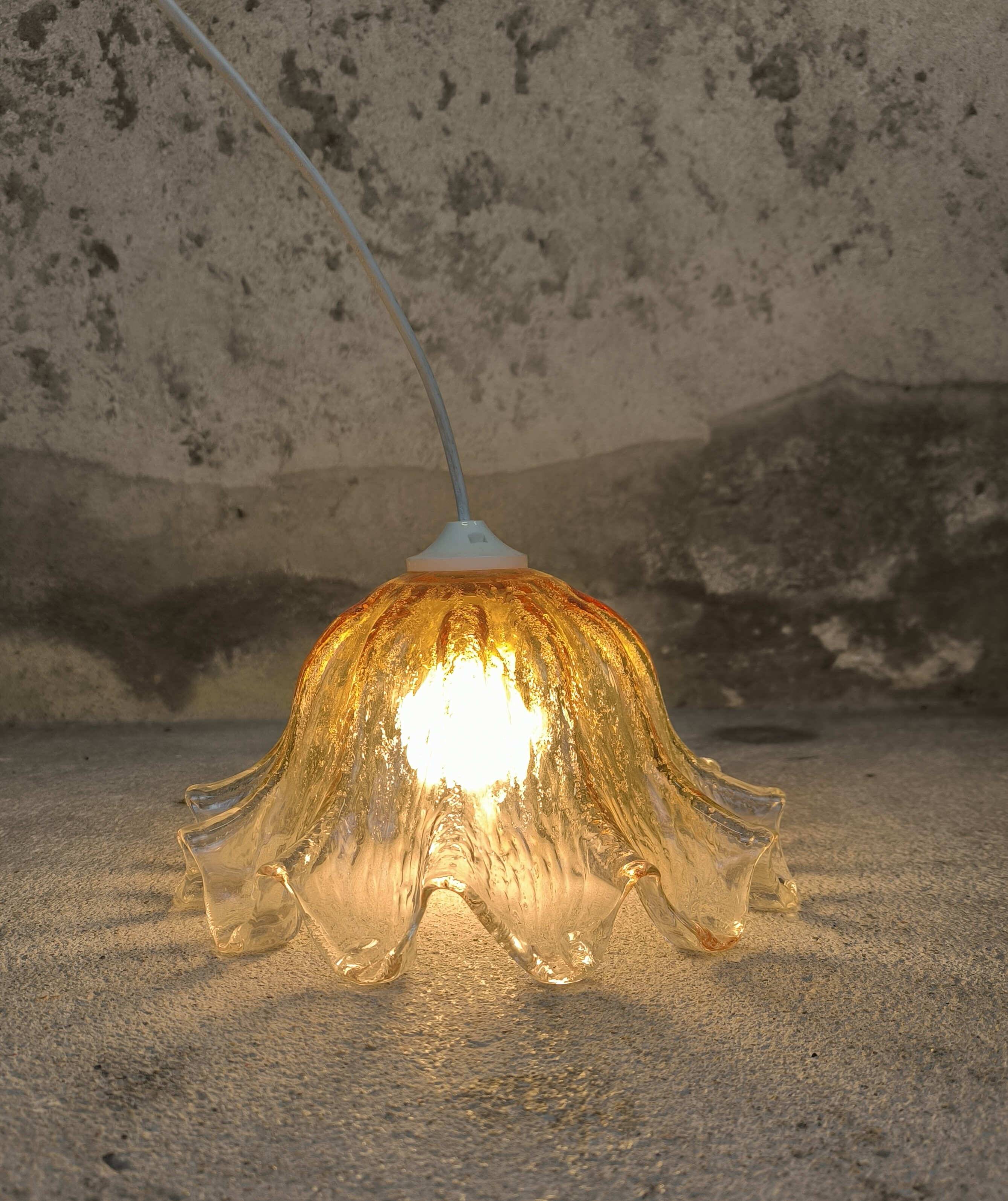 Vintage Murano style glass pendant light