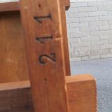 Scandinavian side table in solid teak