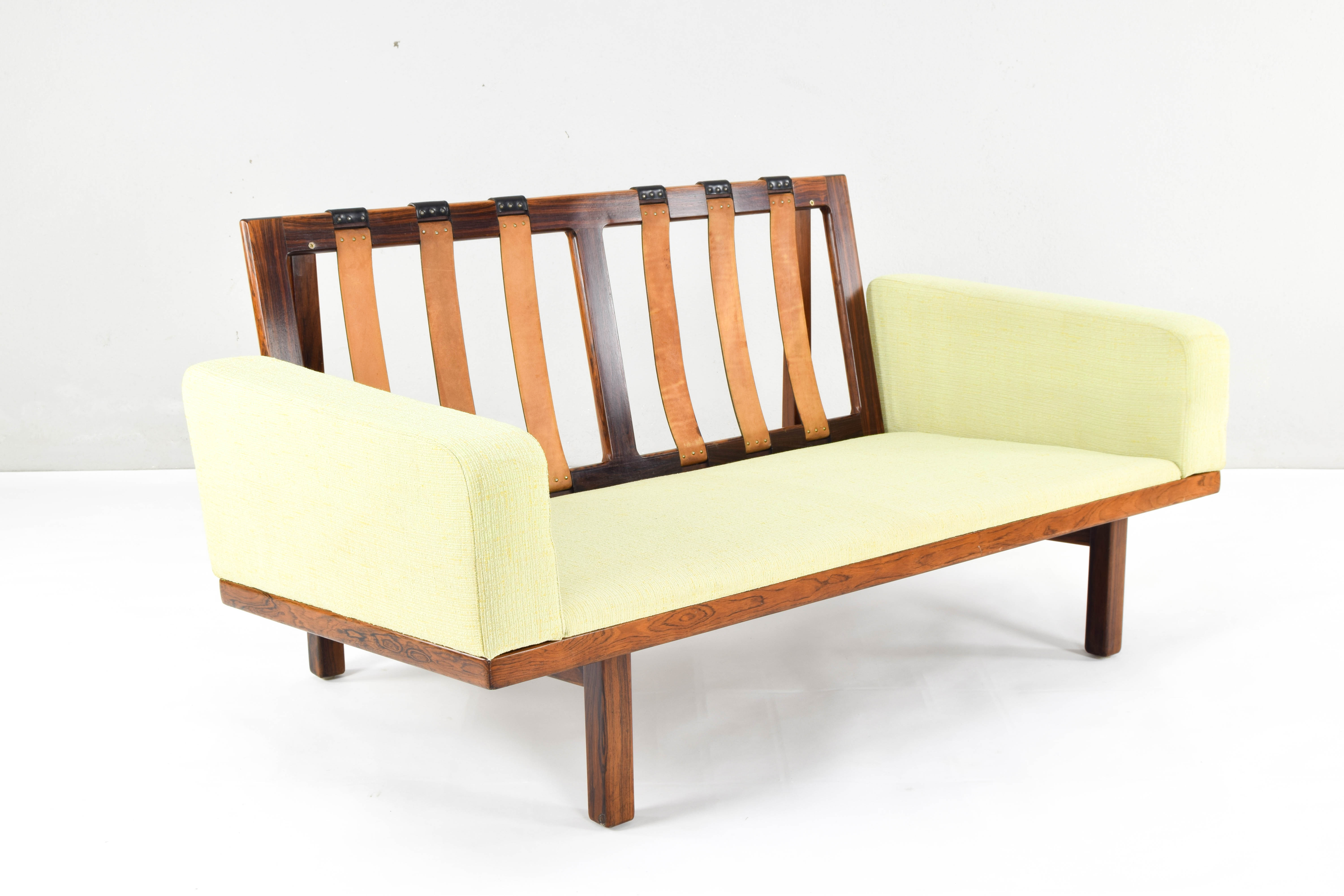 Eric merthen scandinavian modern tornado sofa 2-seater for ire möbler sweden 60s