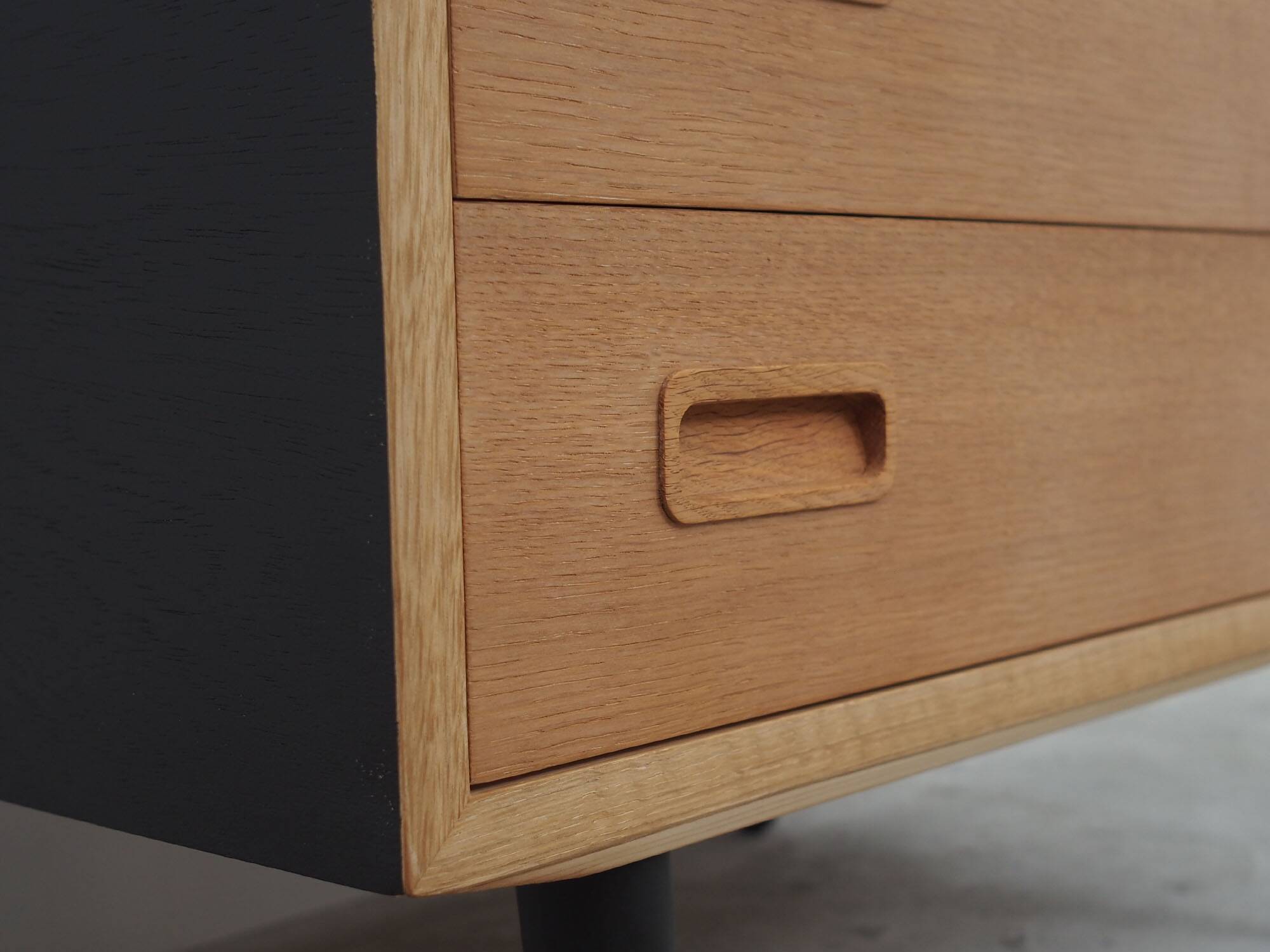 Ash chest of drawers, Danish design, 1970s, manufacturer: Hundevad & Co