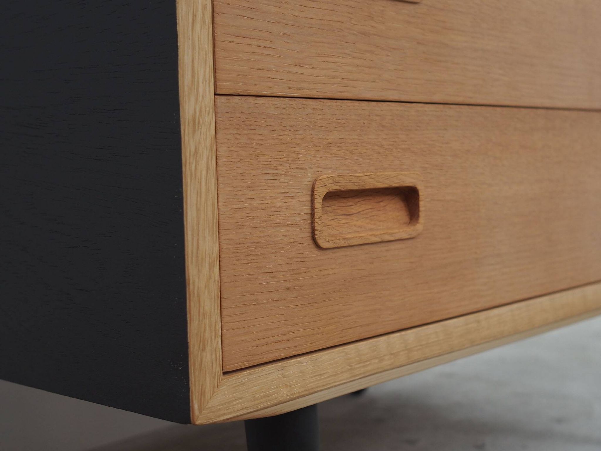 Ash chest of drawers, Danish design, 1970s, manufacturer: Hundevad & Co