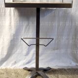 Steel and ceramic side table 70s