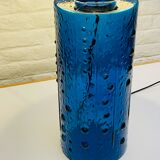 Lampe de table en verre, suède 1960's