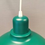 A beautiful industrial hanging lamp in metal (not aluminium) beautiful green colour