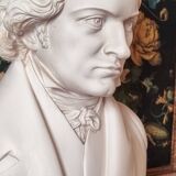 Bust of Beethoven in marble and alabaster