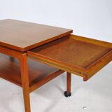 Teak Serving Trolley Senator Series by Ole Wanscher for France & Son, 1960s